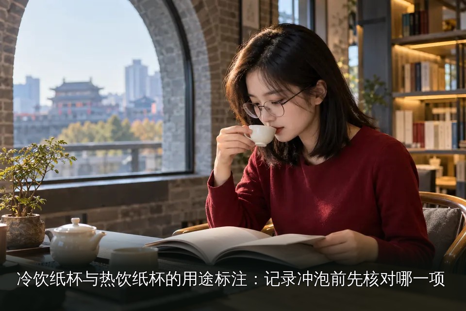年轻女性品茶主题图|西安·城市书房品茶阅读