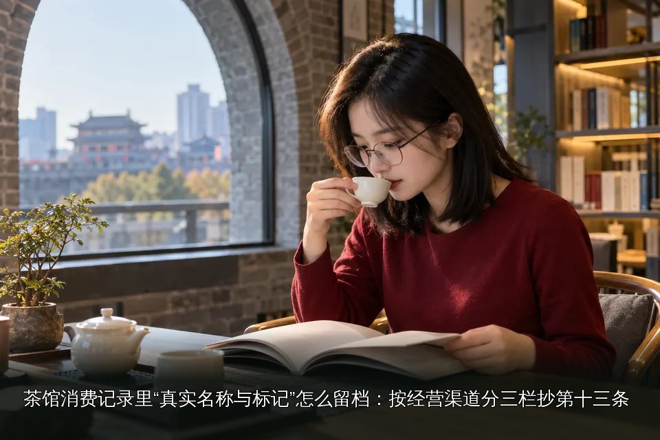 年轻女性品茶主题图|西安·城市书房品茶阅读